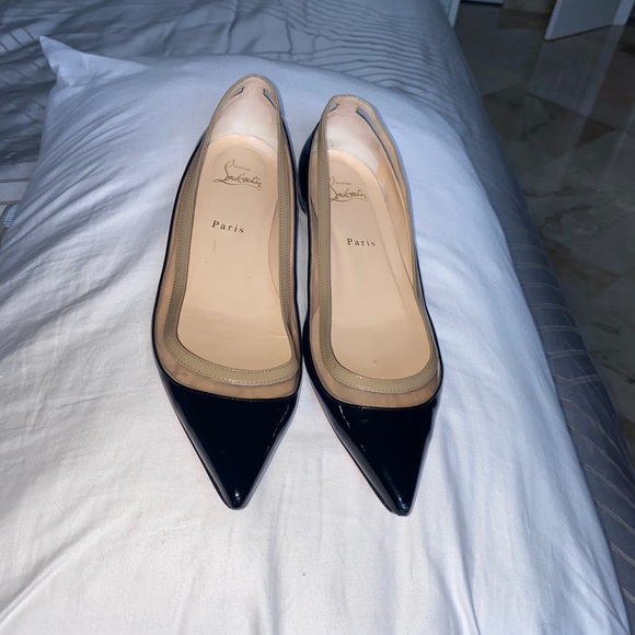 Christian Louboutin Shoes - Christian Louboutin Paulina pointed Flat Black